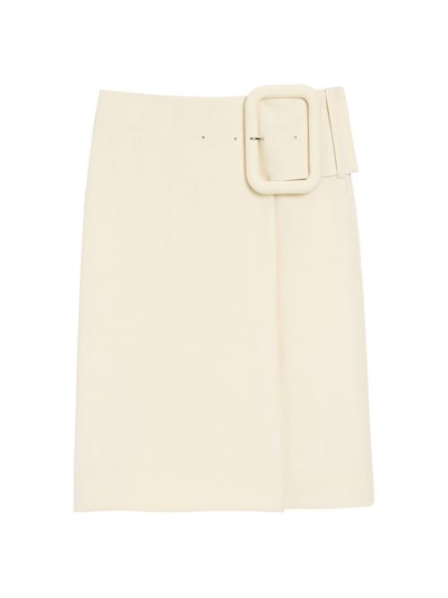 Skirt with belt AMI PARIS | FSK451WV0195136